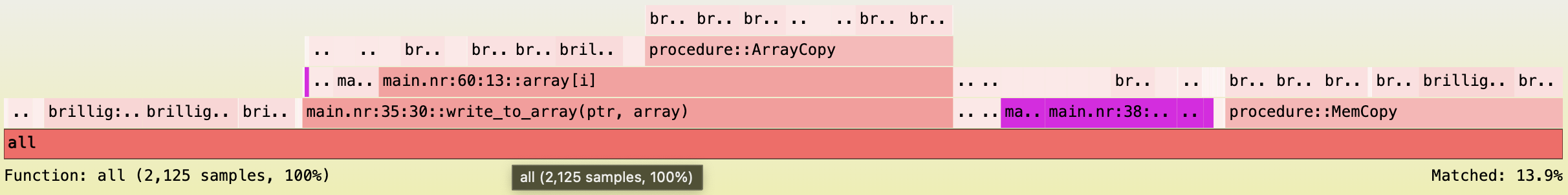 Brillig Trace "Optimized"